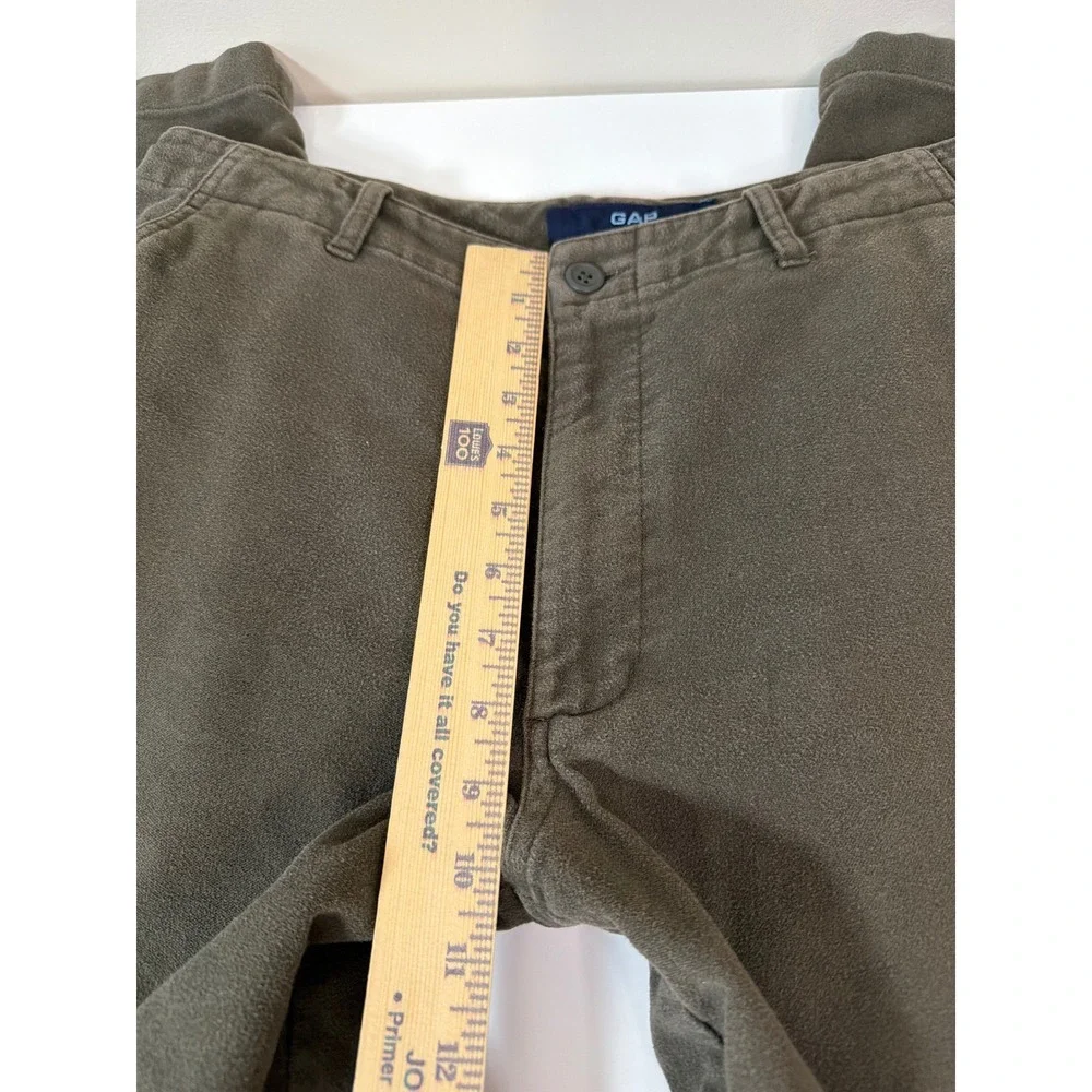 Gap Loose Fit Pants 32x30 Moleskin Chino Casual Wide Leg Retro Streetwear